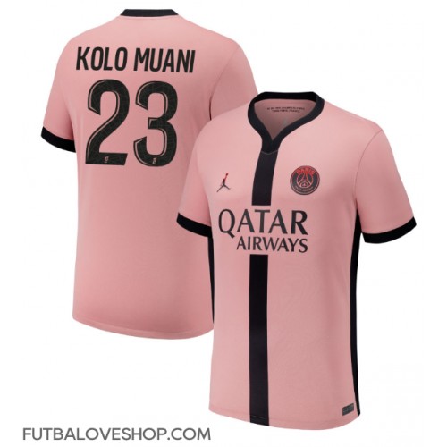 Dres Paris Saint-Germain Randal Kolo Muani #23 Tretina 2024-25 Krátky Rukáv